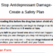 Create a safety plan before starting antidepressants