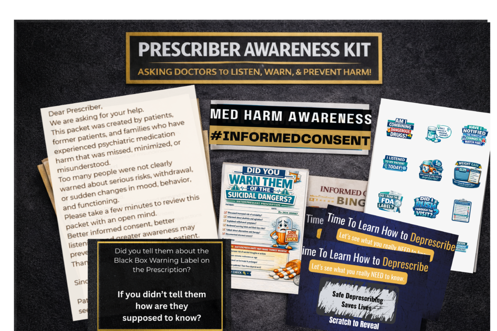asking doctors to listen, warn and prevent harm